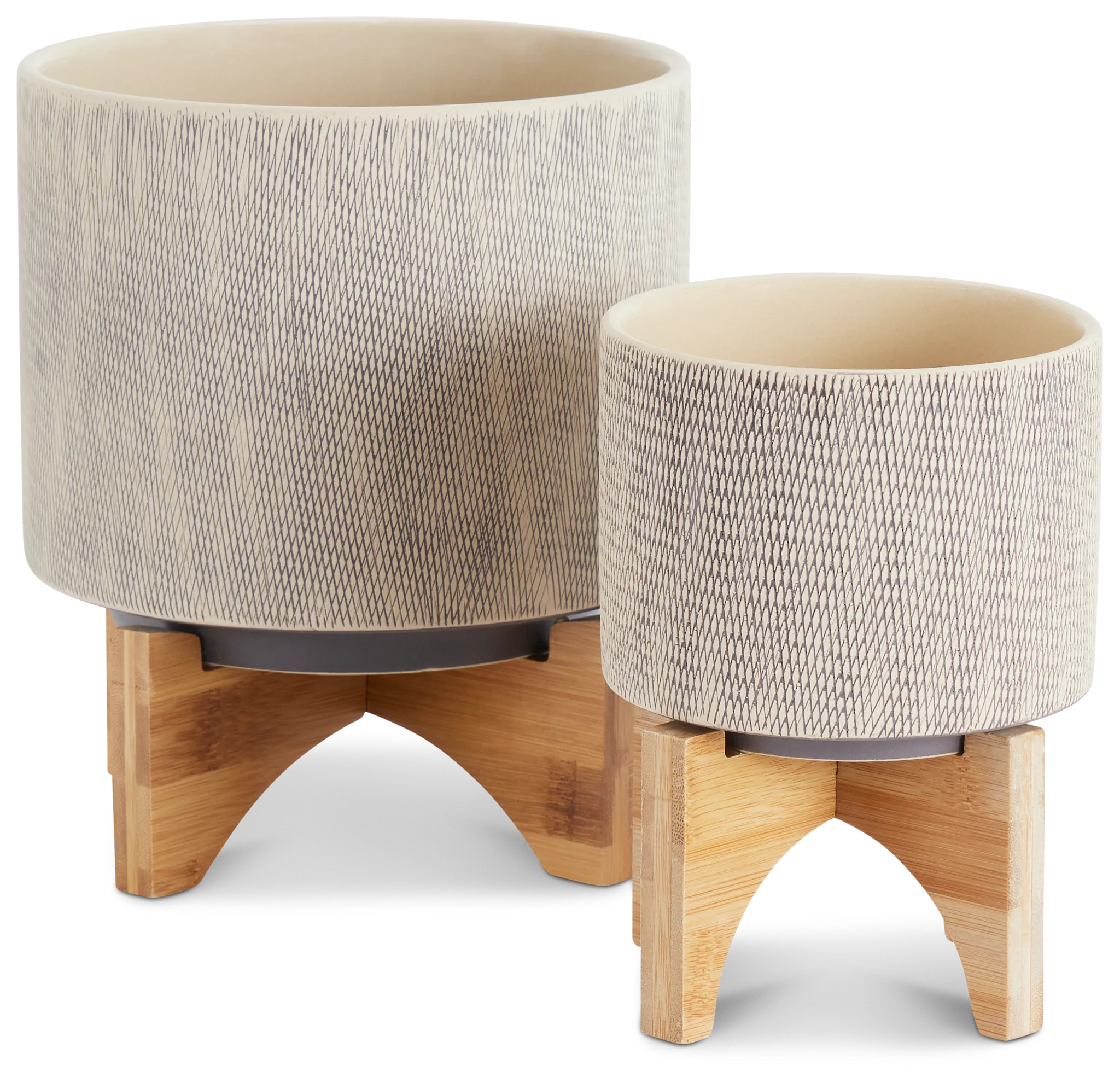 Siena Light Brown Set Of 2 Planter