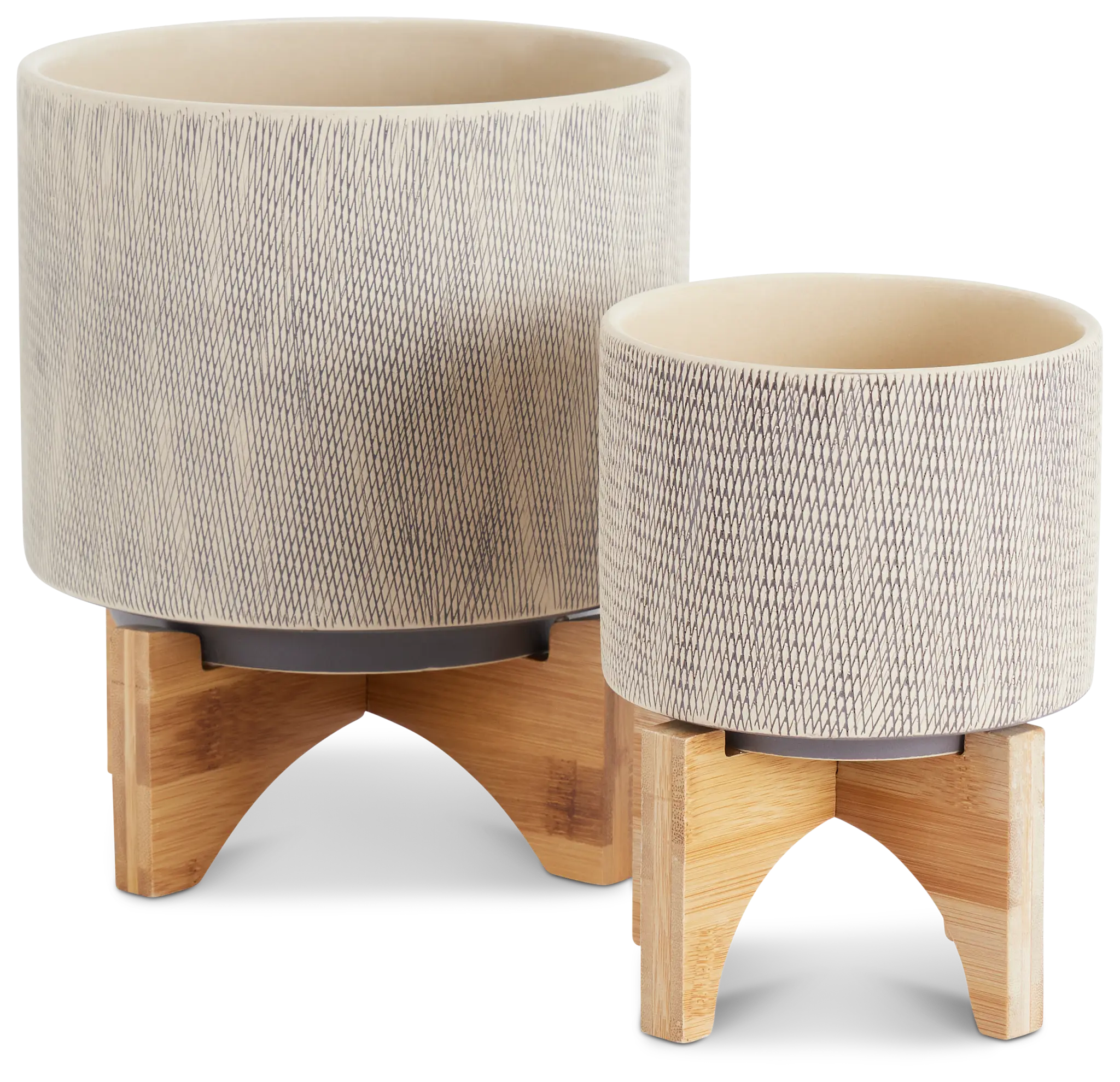 Siena Light Brown Set Of 2 Planter Siena Light Brown Set Of 2 Planter