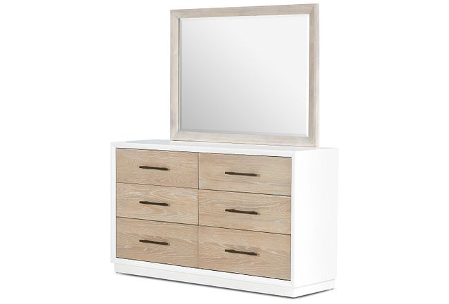 Boca Grande Two-tone Dresser & Mirror
