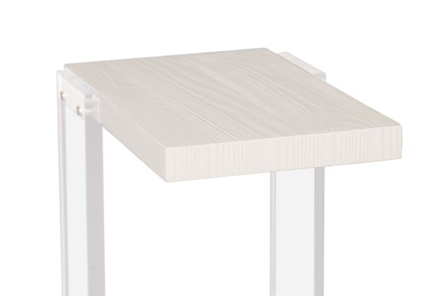 Gables White Rect Accent Table