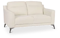 Talia Light Beige Fabric Loveseat