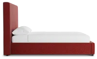 Grayton Elite Red 54" Upholstered Platform Bed