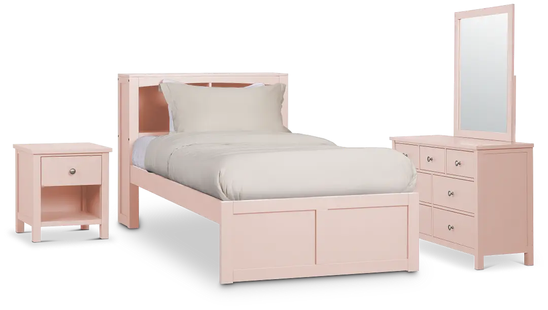 Charleston Pink Bookcase Bedroom Charleston Pink Bookcase Bedroom