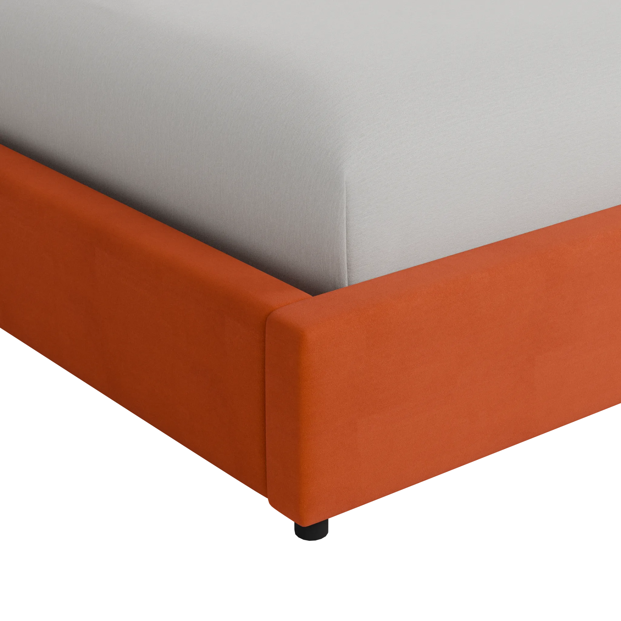 Captiva Joya Orange 48" Upholstered Shelter Bed
