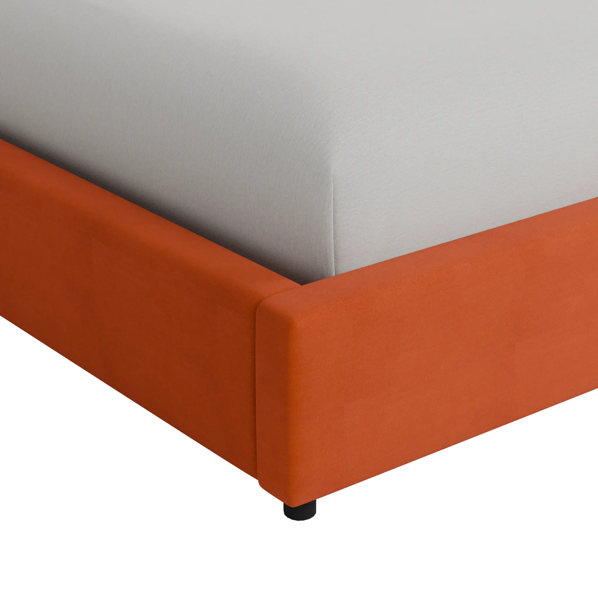 Captiva Joya Orange 48" Upholstered Shelter Bed Captiva Joya Orange 48" Upholstered Shelter Bed