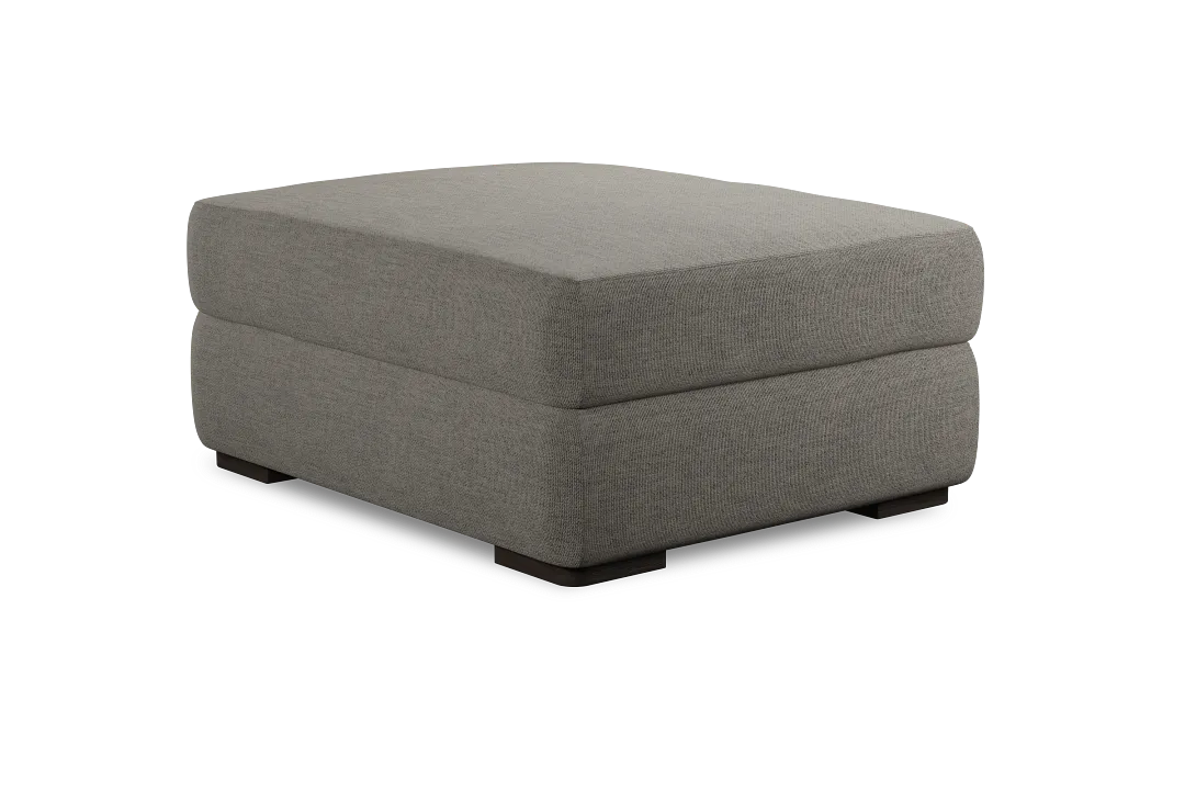 Edgewater Maguire Pewter Ottoman