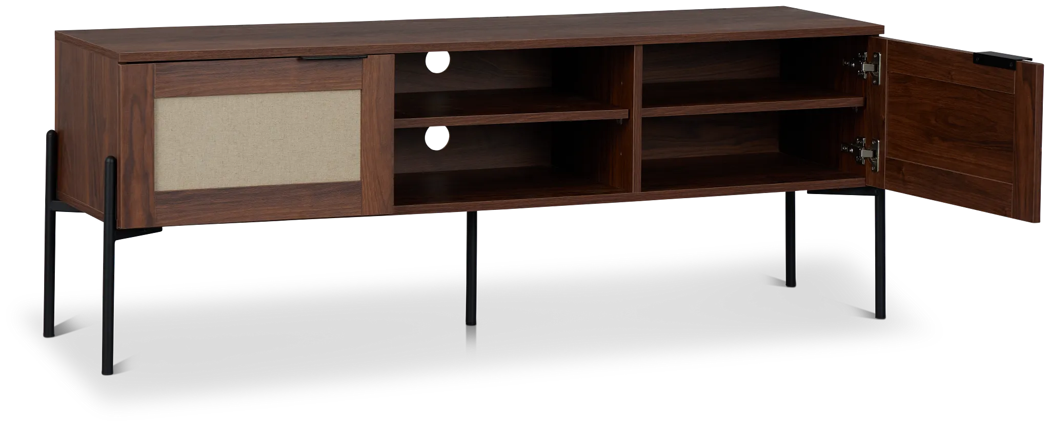 Walker Dark Tone Storage Tv Stand
