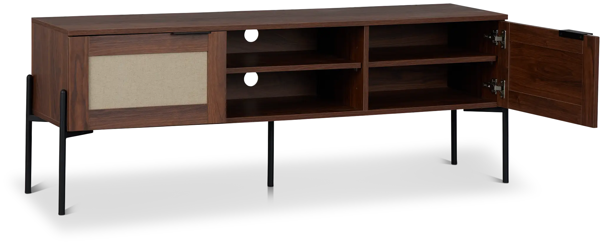 Walker Dark Tone Storage Tv Stand Walker Dark Tone Storage Tv Stand