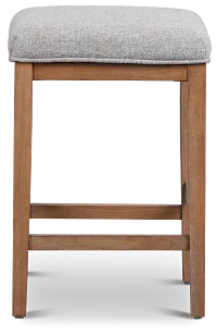 Provo Gray 24" Upholstered Barstool