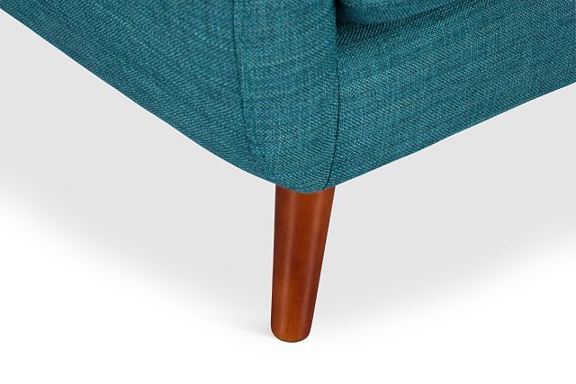 Raya Dark Teal Fabric Chair