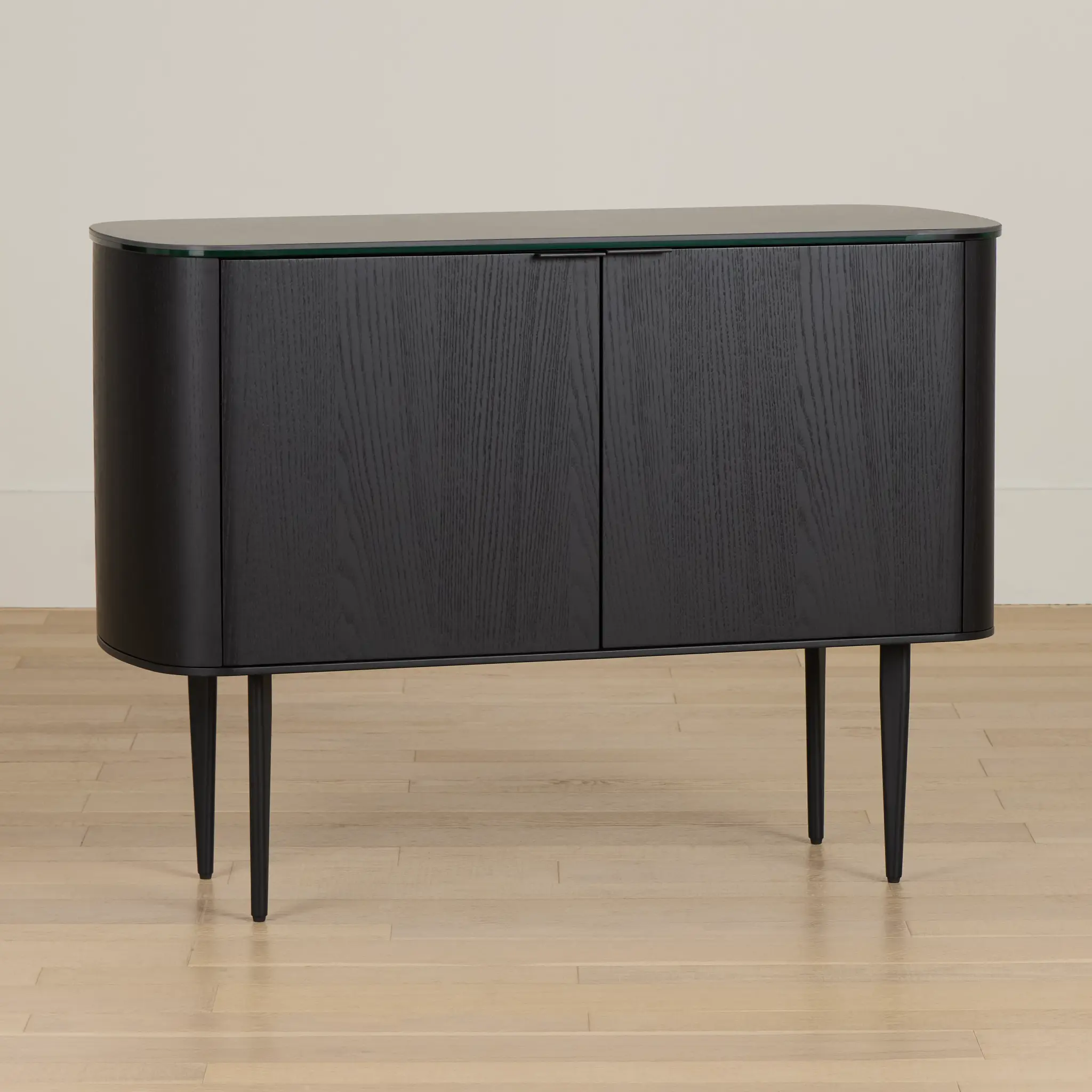 Kayden Black Two-door Cabinet Kayden Black Two-door Cabinet