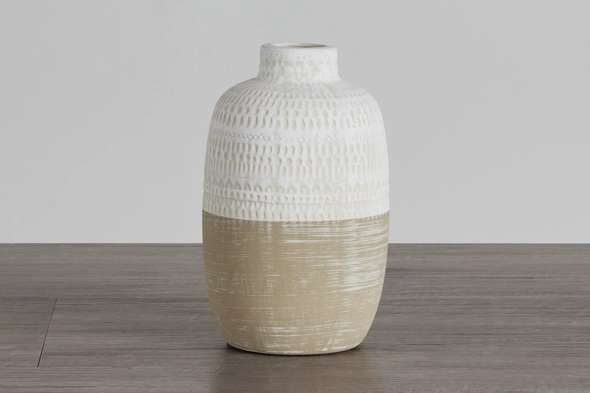 Leif Beige Small Vase