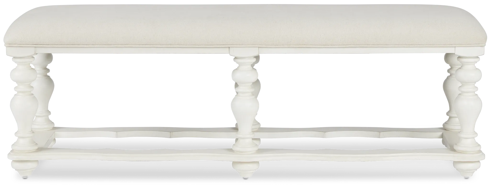 Savannah Ivory 58" Bench