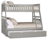Charleston Gray Trundle Bunk Bed