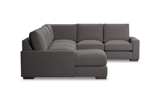 Edgewater Peyton Gray Medium Left Chaise Sectional