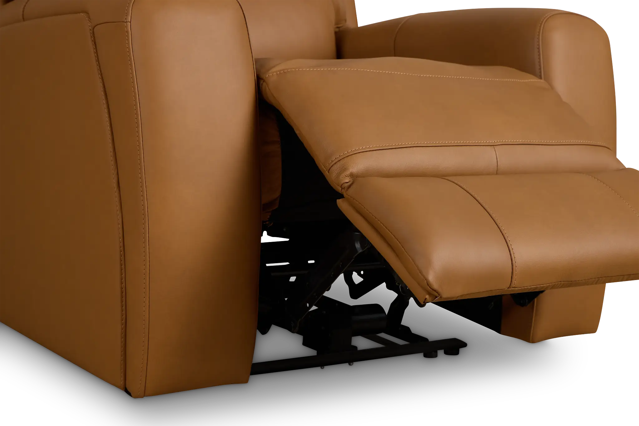 Summit Light Brown Lthr/vinyl Power Recliner With Power Headrest Summit Light Brown Lthr/vinyl Power Recliner With Power Headrest