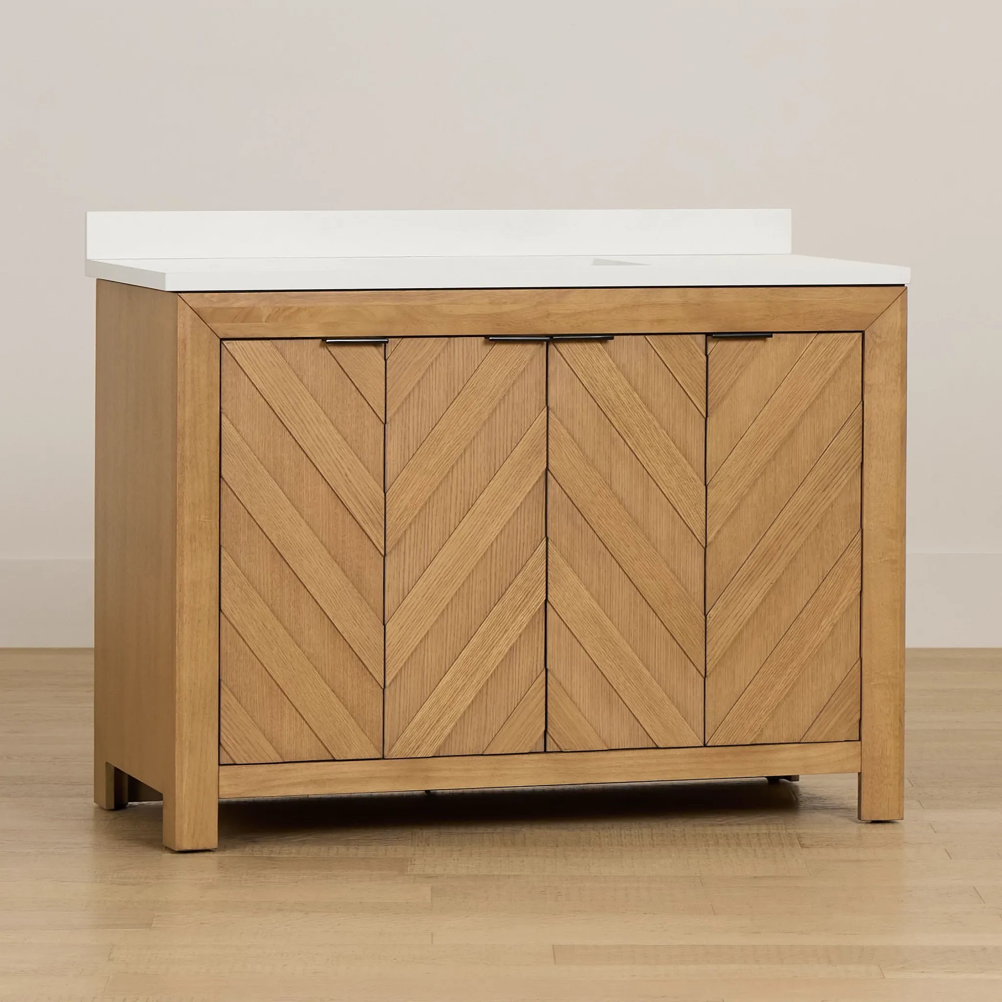 Delray Light Tone 48" Single Bathroom Vanity