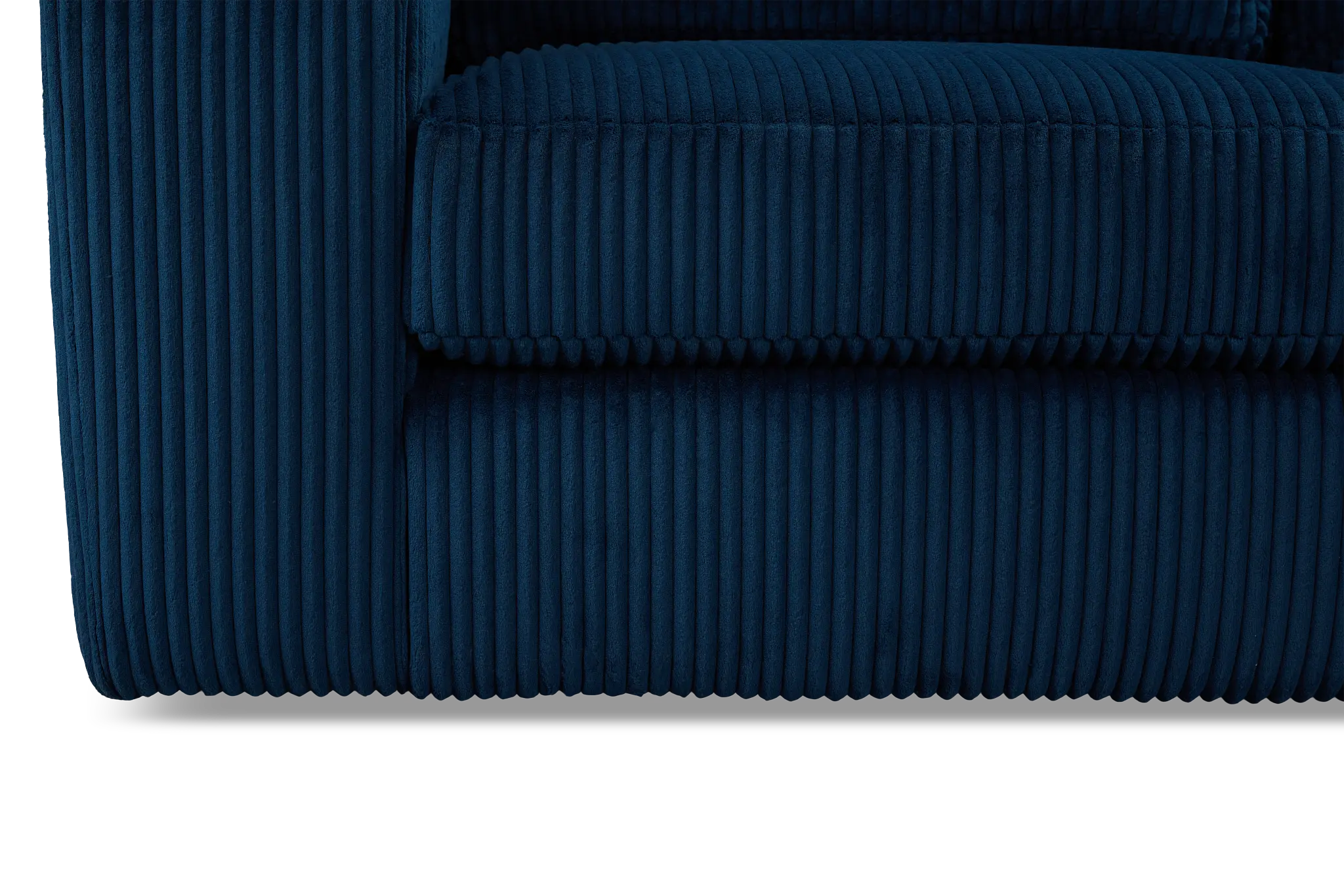 Charlie Dark Blue Fabric Right Chaise Sectional Charlie Dark Blue Fabric Right Chaise Sectional