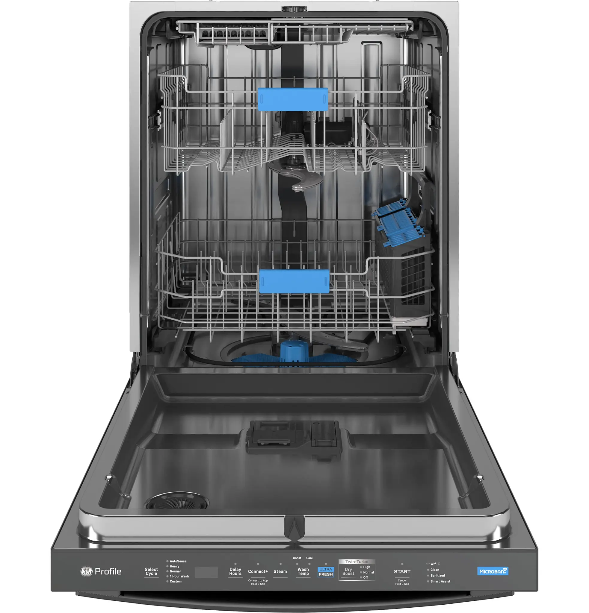 Ge Profile 755 Series Black Stnl Steel Built In Dishwasher Ge Profile 755 Series Black Stnl Steel Built In Dishwasher