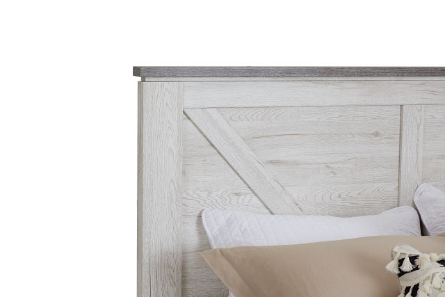 Blueridge Two-tone Panel Bed