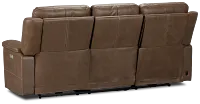 Jayden Brown Micro Power Reclining Sofa