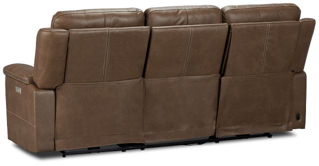 Jayden Brown Micro Power Reclining Sofa