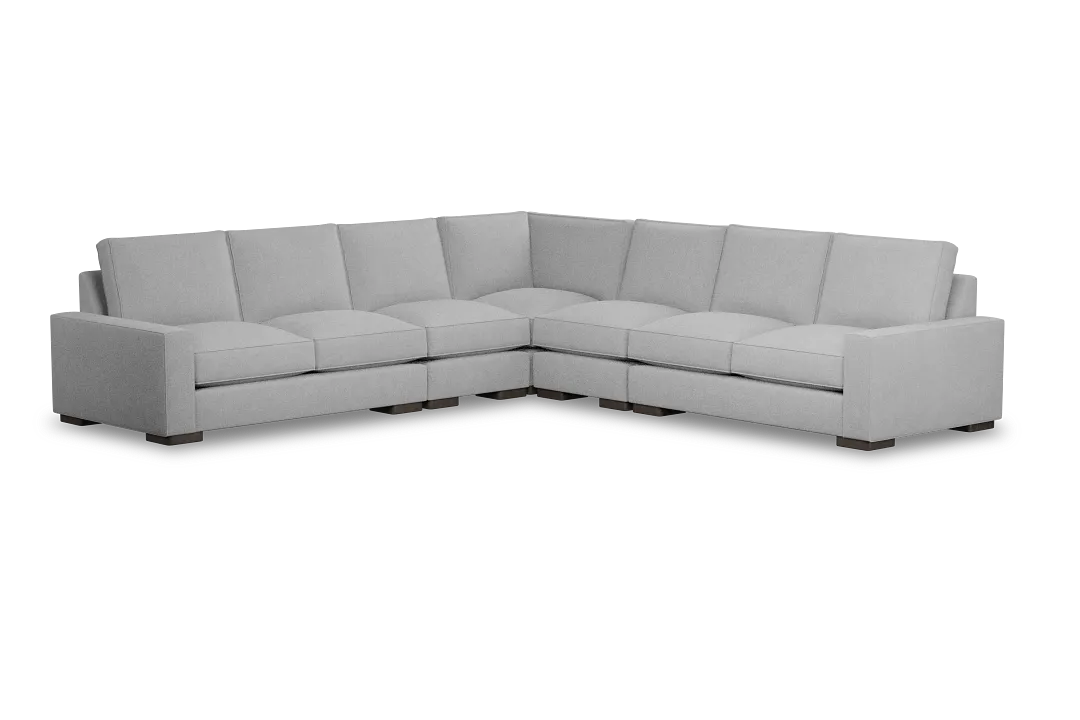 Edgewater Suave Gray Large Two-arm Sectional