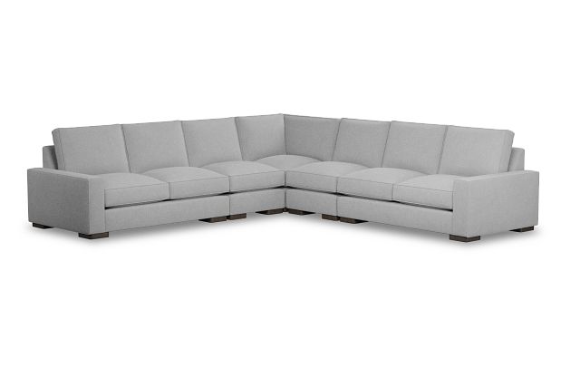 Edgewater Suave Gray Large Two-arm Sectional
