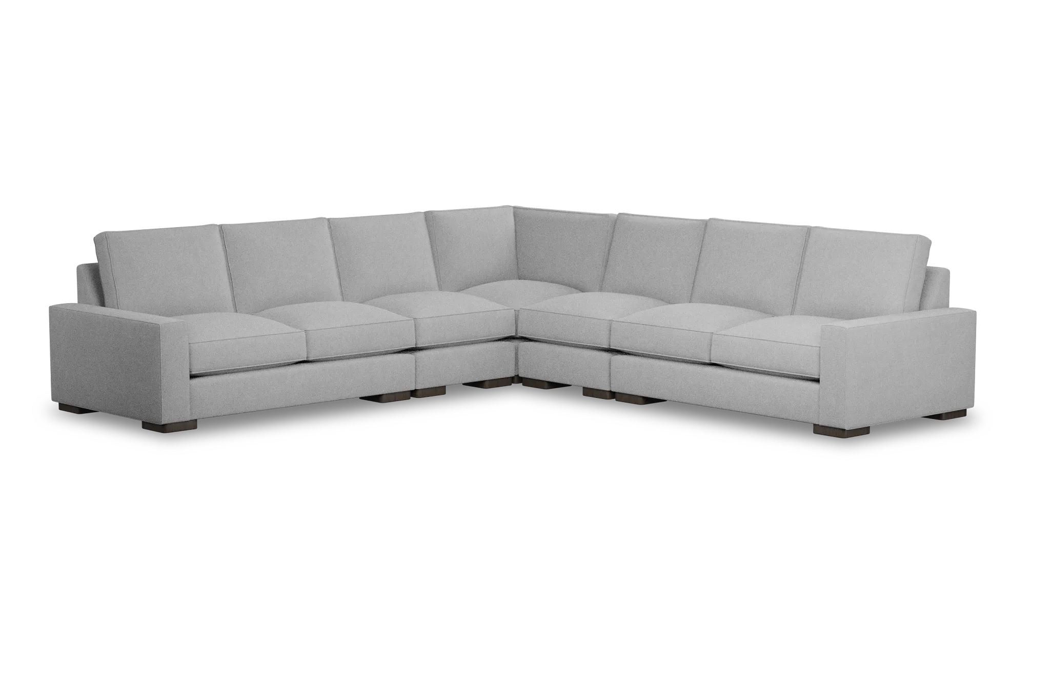 Edgewater Suave Gray Large Two-arm Sectional