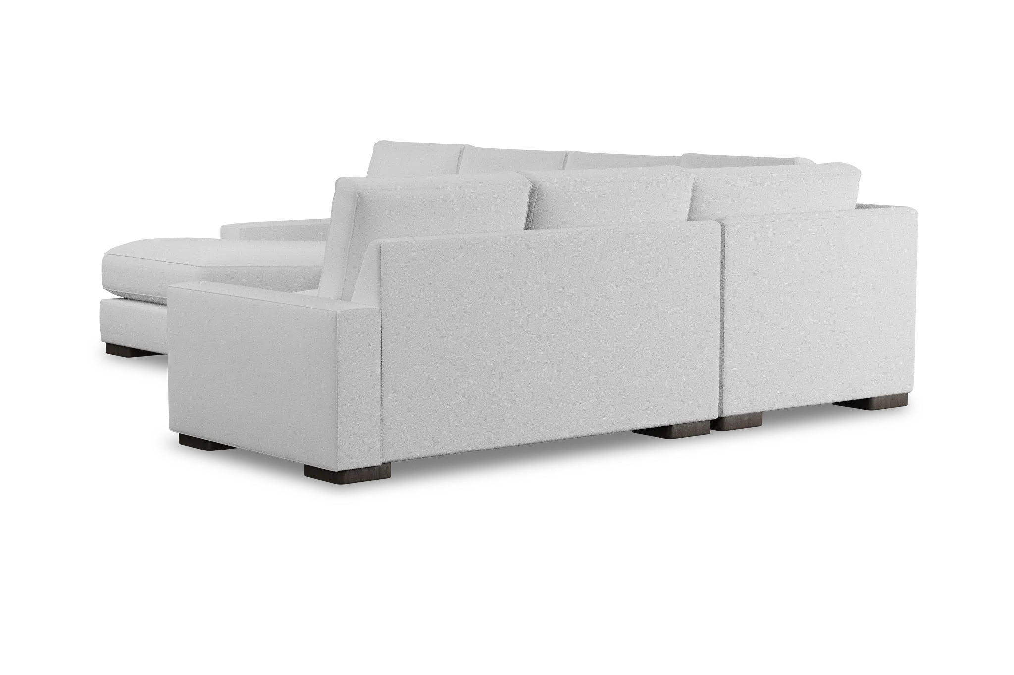 Edgewater Peyton White Medium Left Chaise Sectional