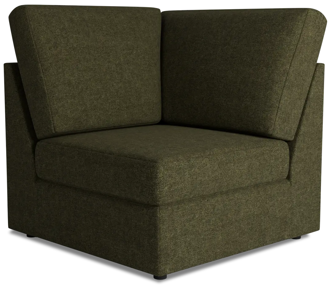 Citymod Green Fabric Wedge Citymod Green Fabric Wedge