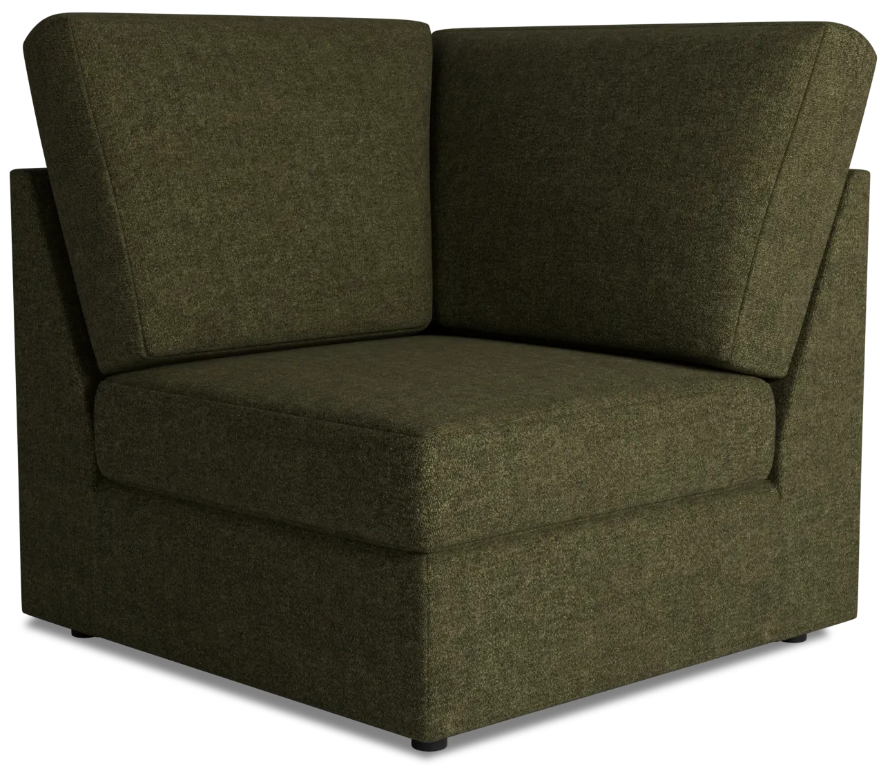 Citymod Green Fabric Wedge