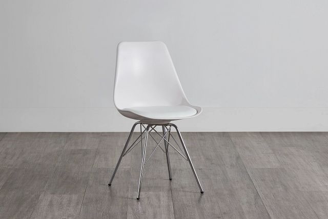 Malta White Side Chair