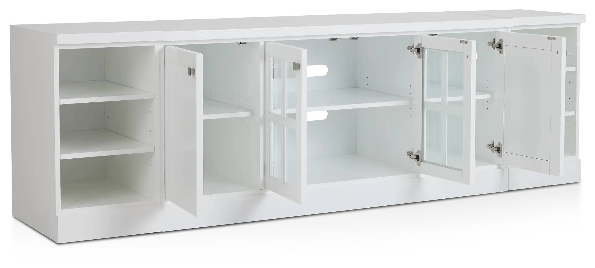 Newport White 96" Tv Stand Newport White 96" Tv Stand
