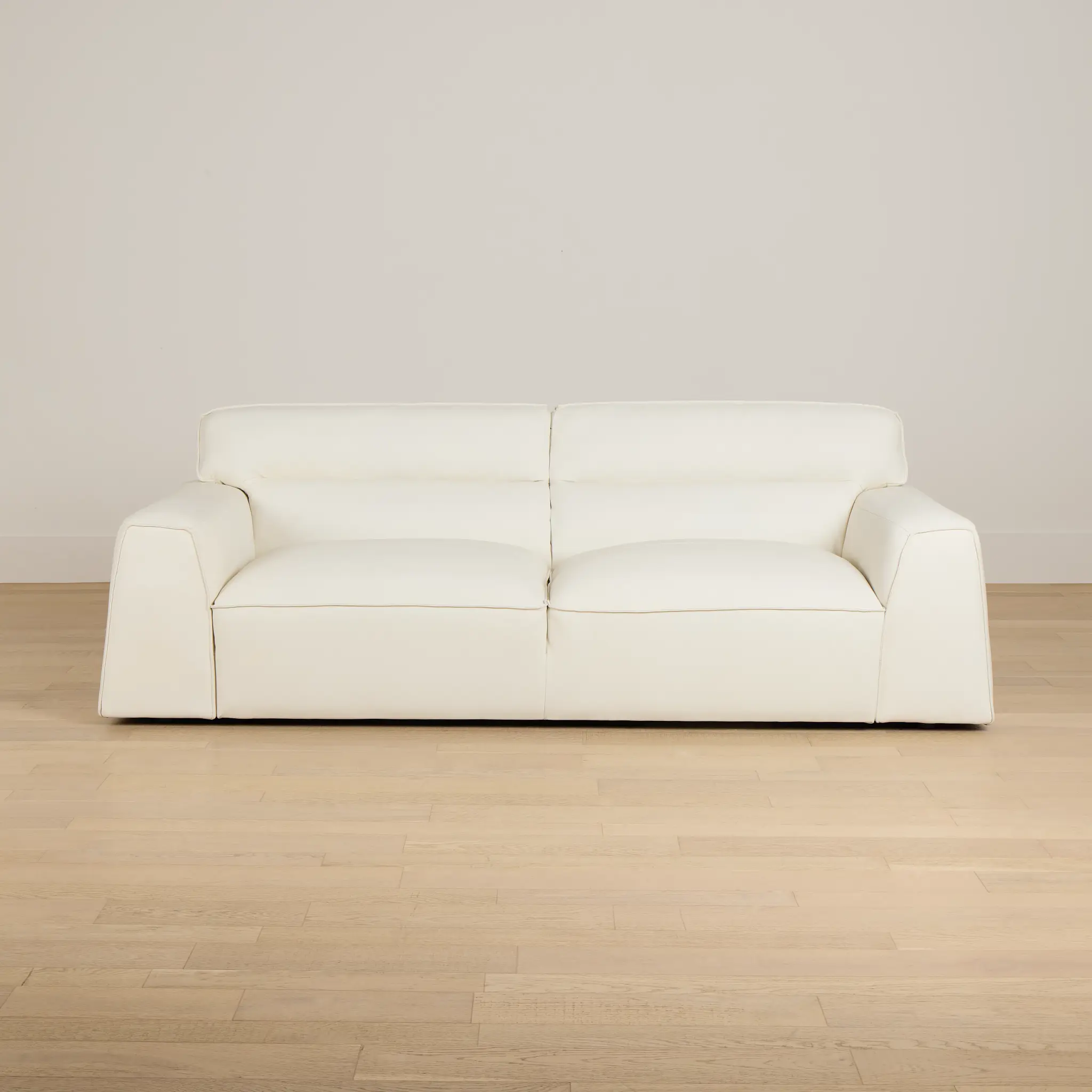 Blanca White Leather Sofa Blanca White Leather Sofa