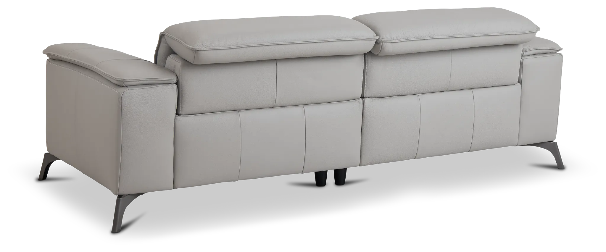 Pearson Gray Leather Sofa