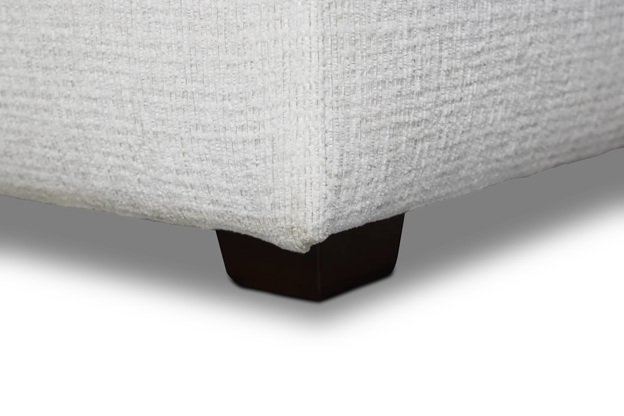 Avalon White Fabric Left Chaise Sectional