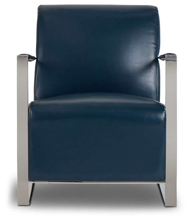 Lee Blue Uph Accent Chair