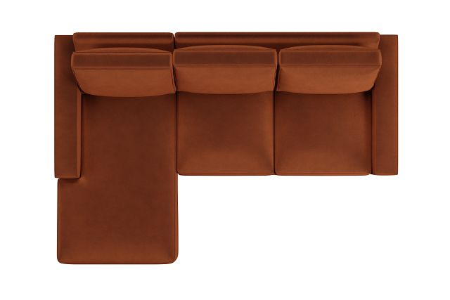 Edgewater Joya Orange Left Chaise Sectional