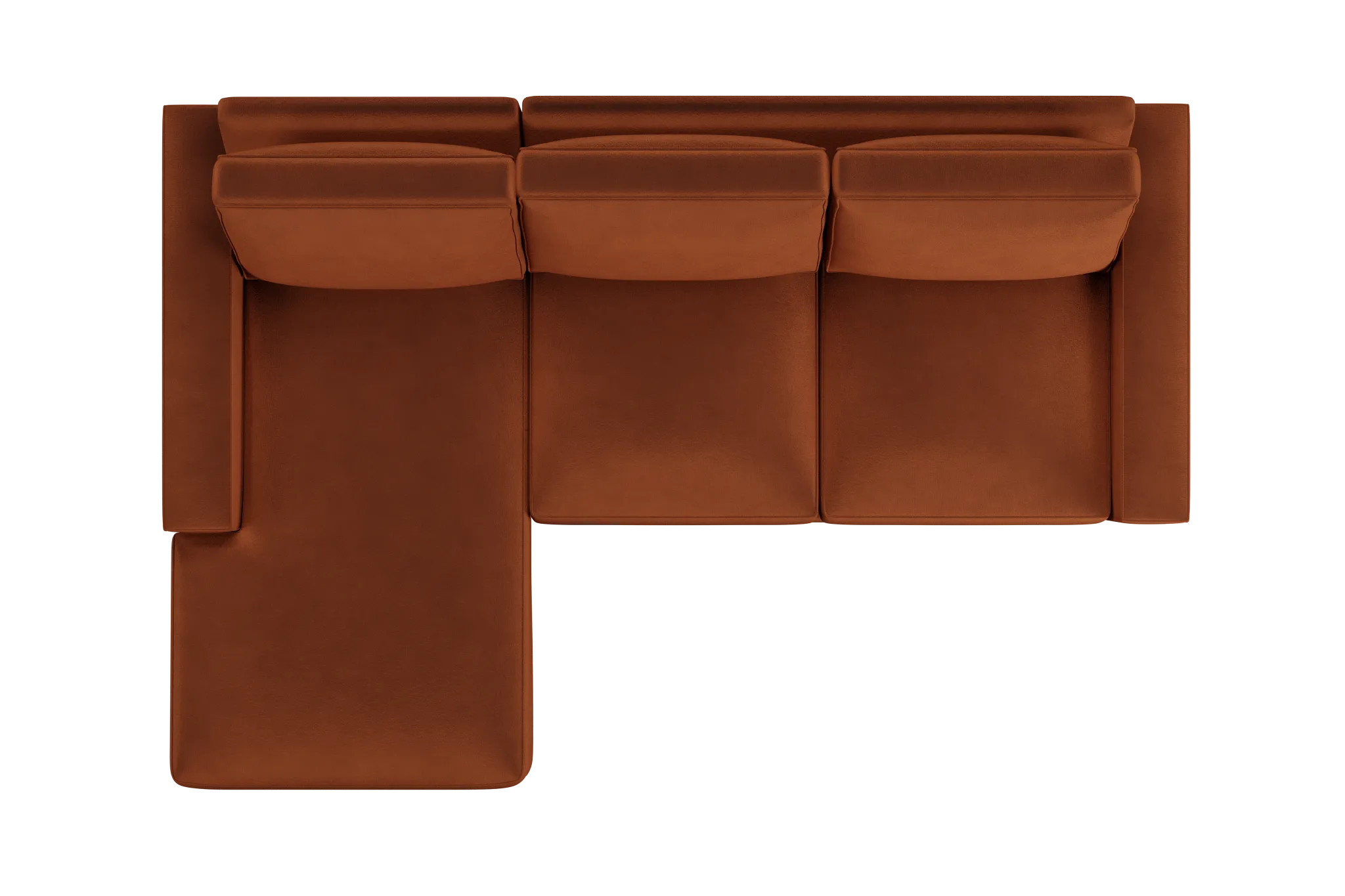Edgewater Joya Orange Left Chaise Sectional