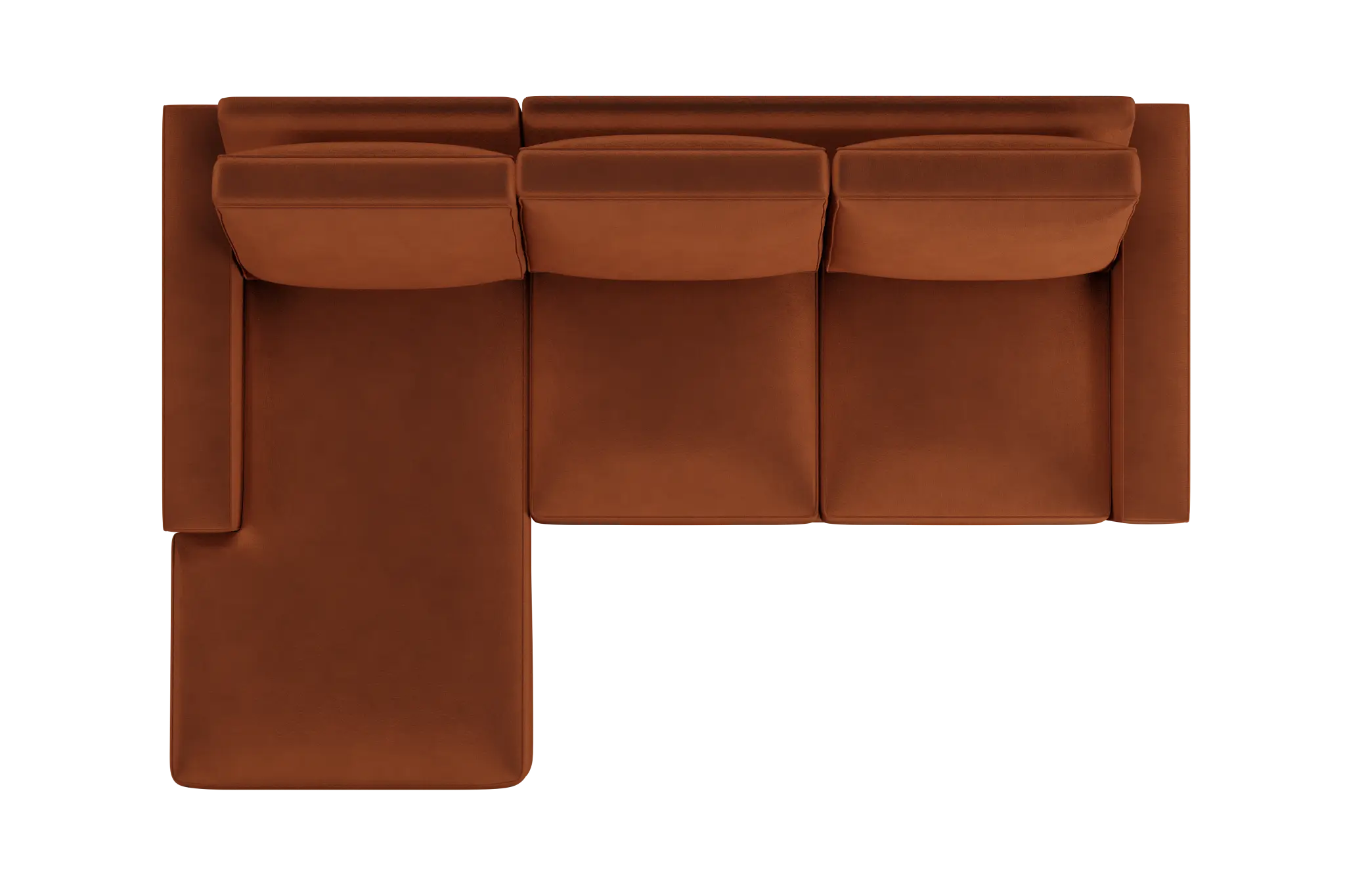 Edgewater Joya Orange Left Chaise Sectional Edgewater Joya Orange Left Chaise Sectional