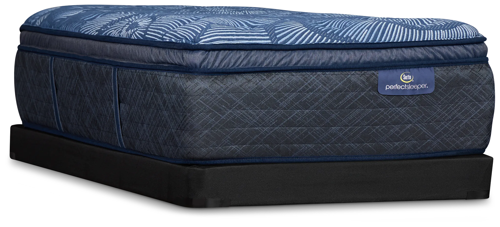 Serta Perfect Sleeper Cobalt Calm 15" Plush Pillow Top Mattress