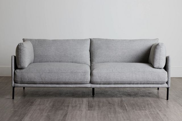 Oliver 91" Light Gray Fabric Sofa (0)