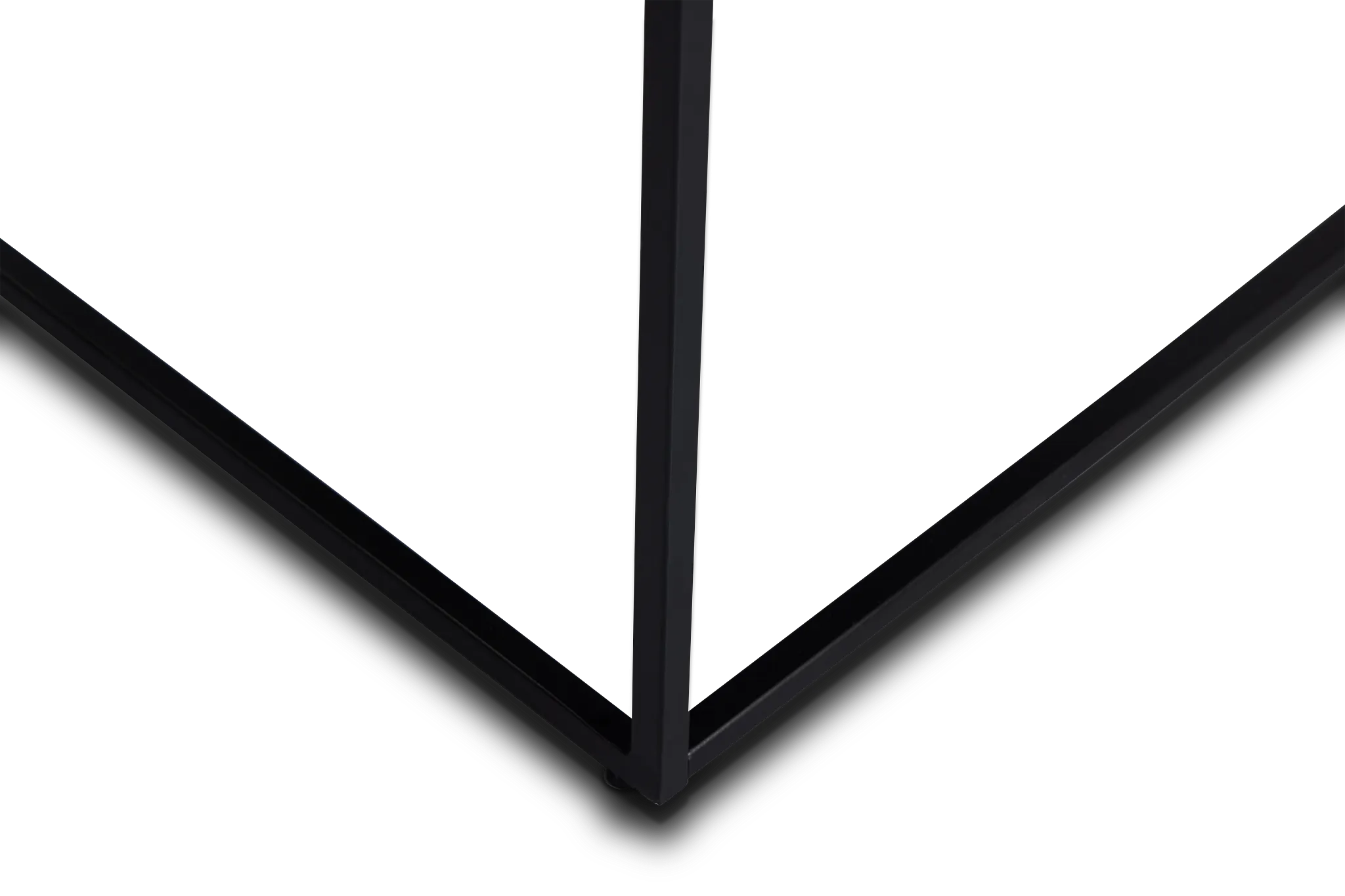 Doren Black Rect Nesting Coffee Table