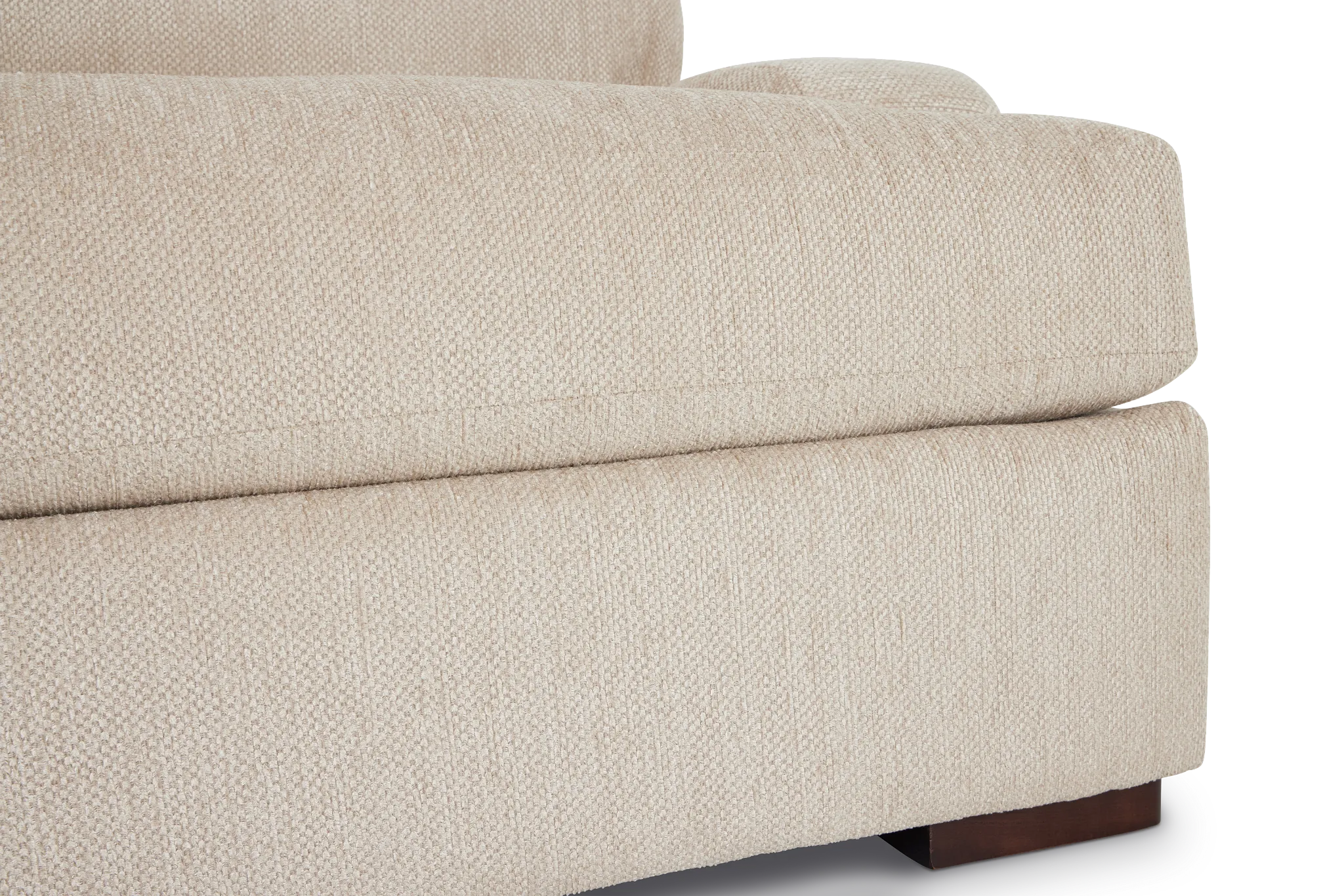 Alpha Beige Fabric Chair