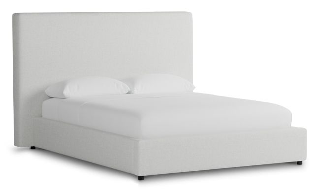Grayton Elite Ivory 54" Upholstered Platform Bed
