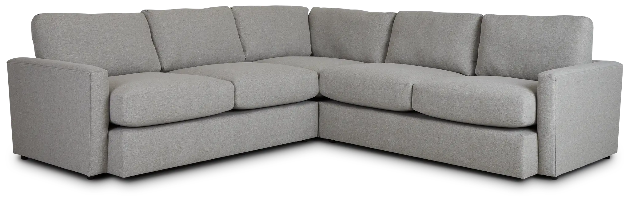 Noah Khaki Fabric Small Two-arm Sectional Noah Khaki Fabric Small Two-arm Sectional