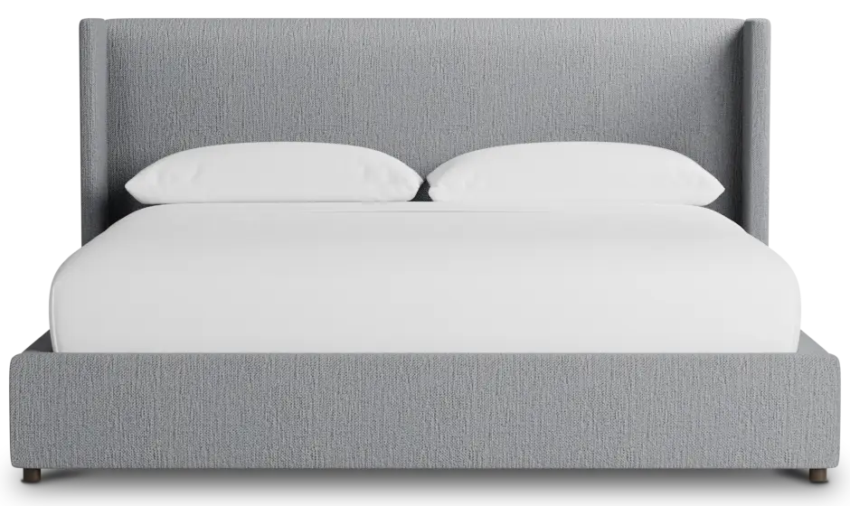 Captiva Revenue Gray 48" Upholstered Shelter Bed Captiva Revenue Gray 48" Upholstered Shelter Bed