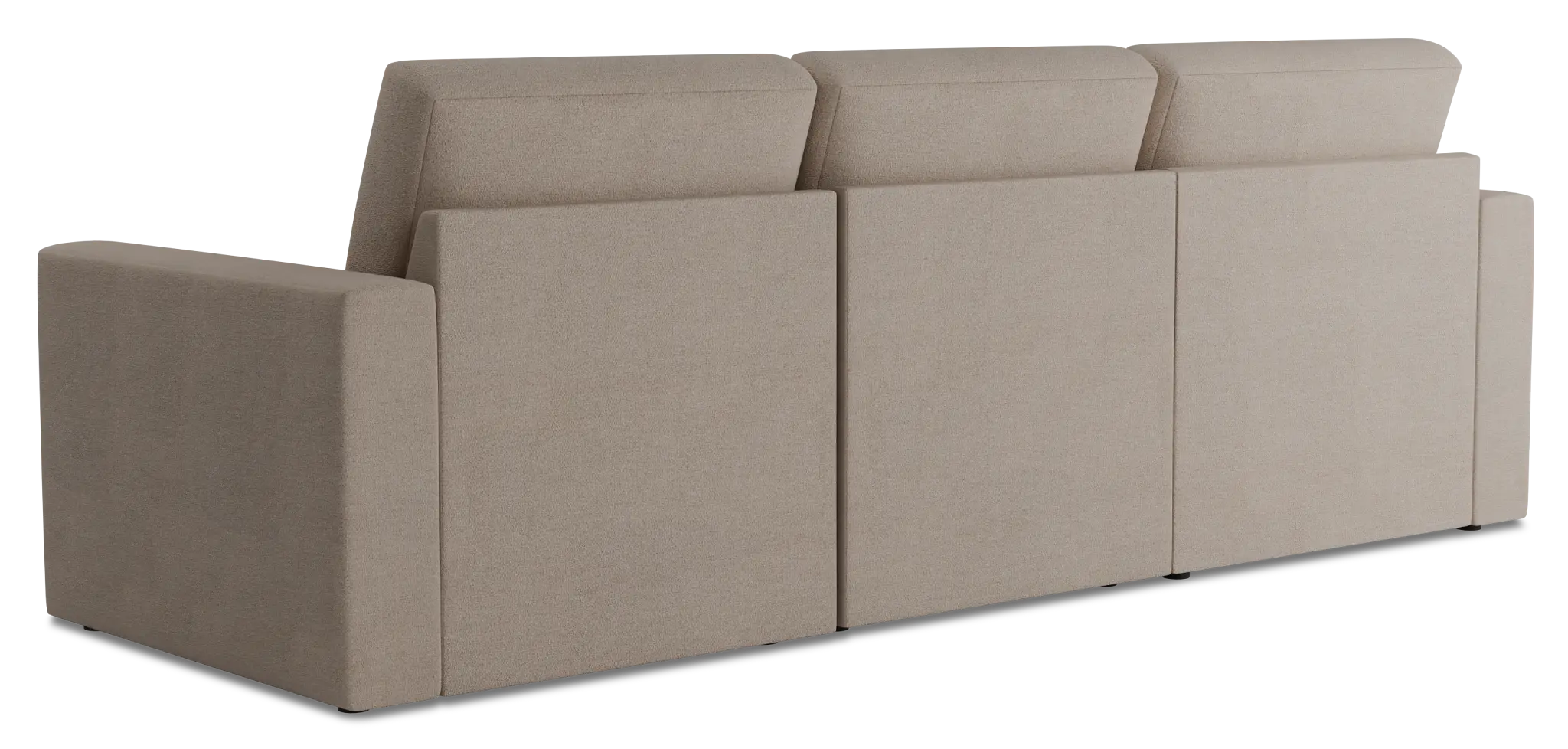 Citymod Beige Fabric Small Left Chaise Sectional Citymod Beige Fabric Small Left Chaise Sectional