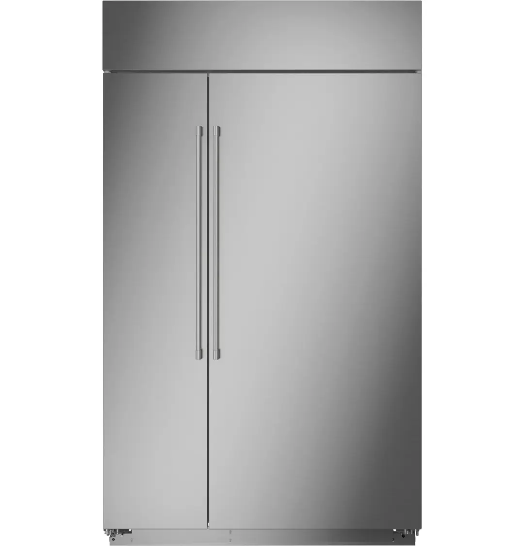 Monogram 480 Series Stainless Steel 48" Built In Side By Side Refrigerator Monogram 480 Series Stainless Steel 48" Built In Side By Side Refrigerator